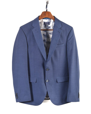 McNeal Slim fit 2-button jersey blazer blue 3