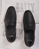 BALLY Leather Loafers In Black