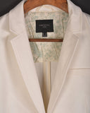 CORTEFIEL Comfortable fabric blazer- White