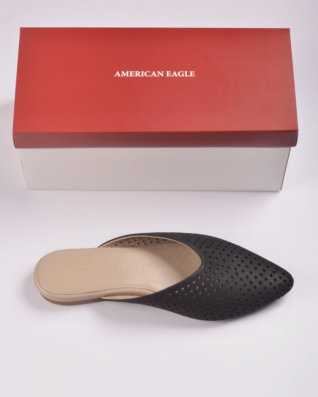 American Eagle Flat Sandal Black