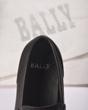 BALLY Leather Loafers In Black