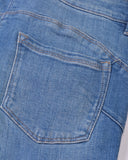 NEXT Single Button Lift, Slim & Shape Skinny Jeans Deep Blue