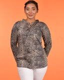 Esprit Full Sleeve Blouse-Zebra print