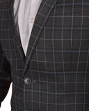 Blackberrys 2 Pcs Suits In Black Square Check