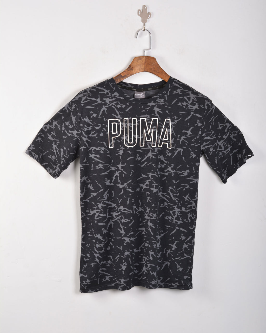 Puma Chest Print Men's Tee Black ii