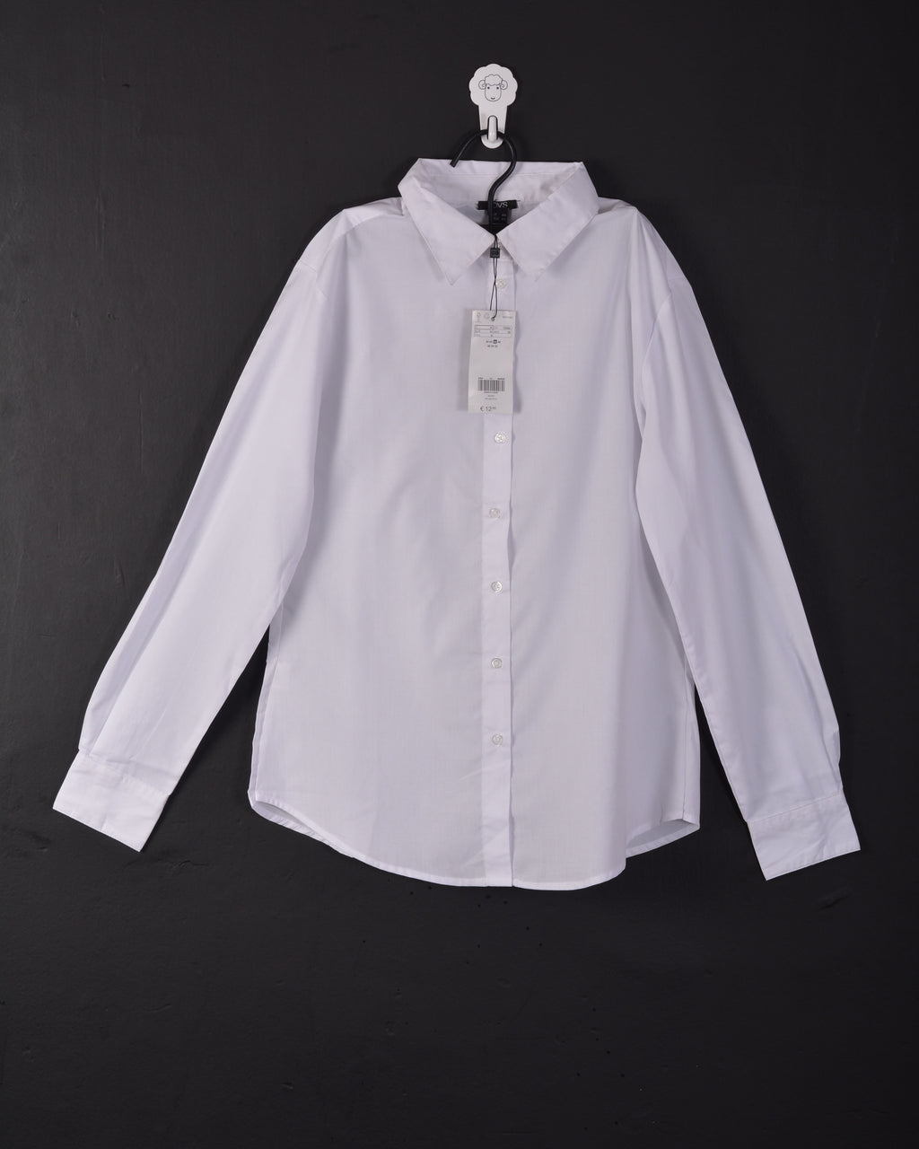 OVS® Stretch Cotton Shirt With Rounded Hem - handsandhead