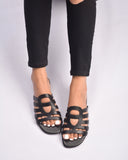 Hermes Camelia Sandal Black
