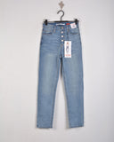 Celebrity Pink High Rise Slim Straight The Eleven Multibutton Jeans- Light Blue