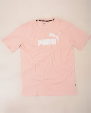 Puma Essentials Logo Men's Tee Pink