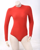 GINA TRICOT® | LOVISA BODY Figure Hugging Body Suit So red - handsandhead