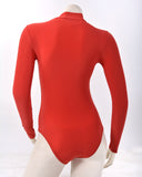 GINA TRICOT® | LOVISA BODY Figure Hugging Body Suit So red - handsandhead