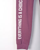 Terranova Sweatpants with side writing Violet