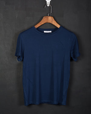 Terranova  women Basic T-shirt with rounded neck Dark Blue