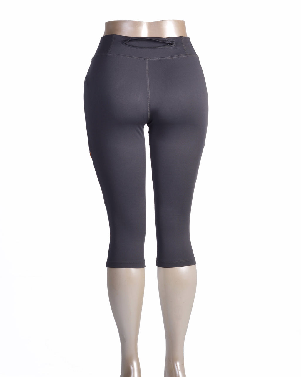 Newcential Women Shorts Capri Tights-Deep Grey and light blue