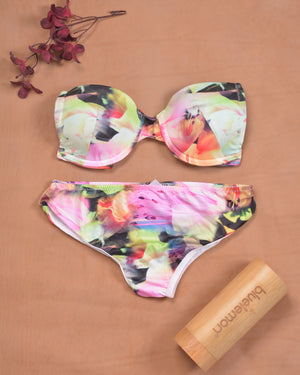 La SENZAR° CONTRAST PRINT BIKINI SET