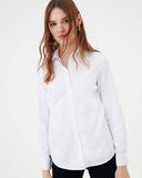 OVS® Stretch Cotton Shirt With Rounded Hem - handsandhead