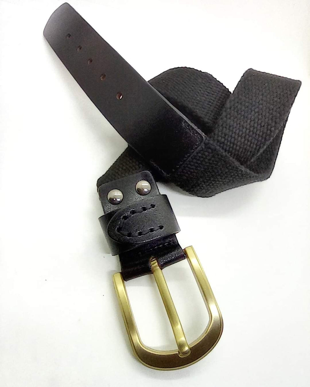 HOMME Raw™ Casual Leather Belt Black - handsandhead