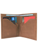 Slim Men's Wallet | Genuine Leather Brown