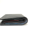 Slim Men's Wallet | Genuine Leather Dark Texture