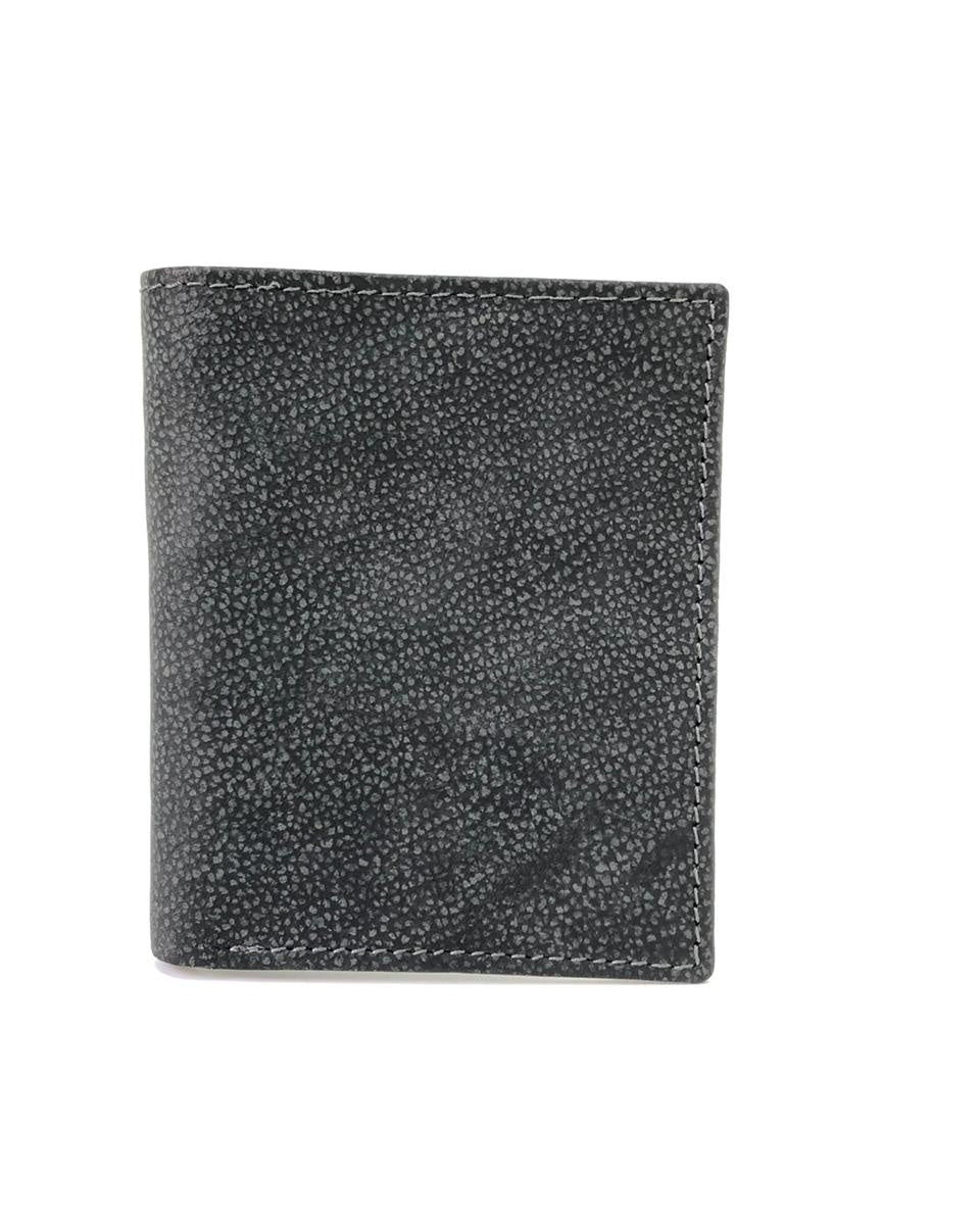Slim Men's Wallet | Genuine Leather Dark Texture