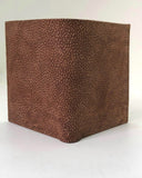 Slim Men's Wallet | Genuine Leather Brown Texture