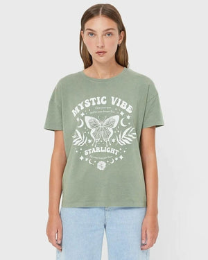 Stradivarius T.shirt With Print Olive