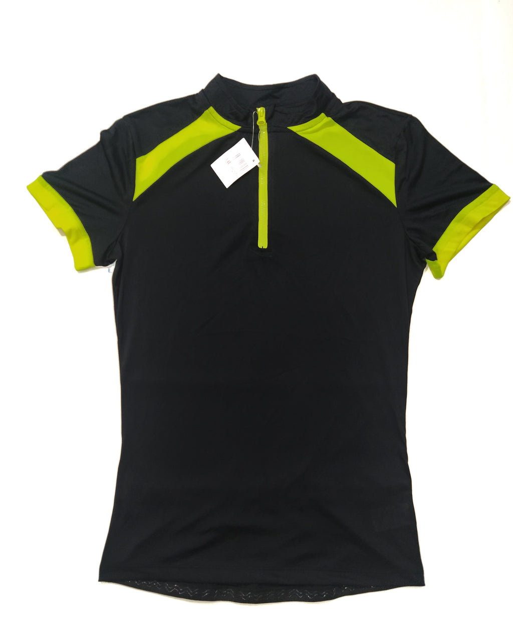 Newcential Men's Biking Shirt (Black/Green)
