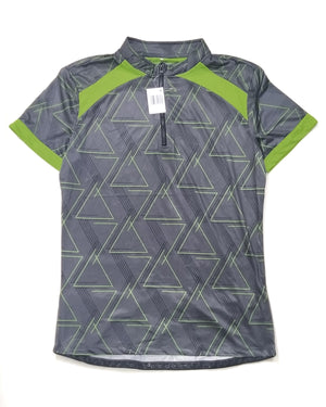 Newcential Men's Biking Shirt (Grey/Green)