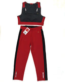 TISSAIA® Sports Leggings - Noir/Red Short