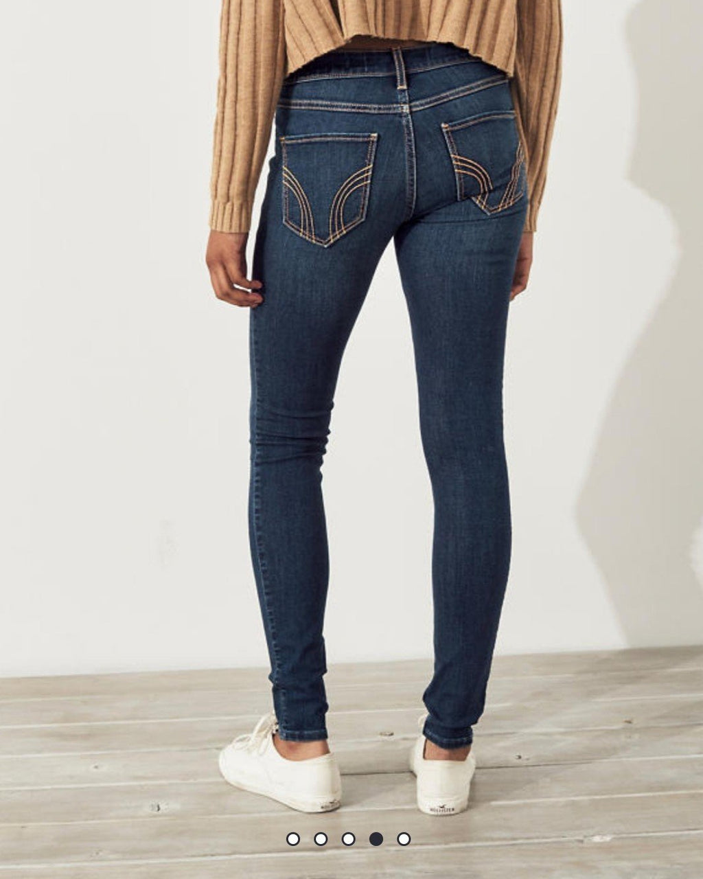 HOLLISTER®|Classic Stretch Mid-Rise Super Skinny Jeans - handsandhead
