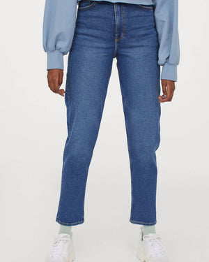DIVIDED© H&M® Mom High Ankle Jeans -Blue