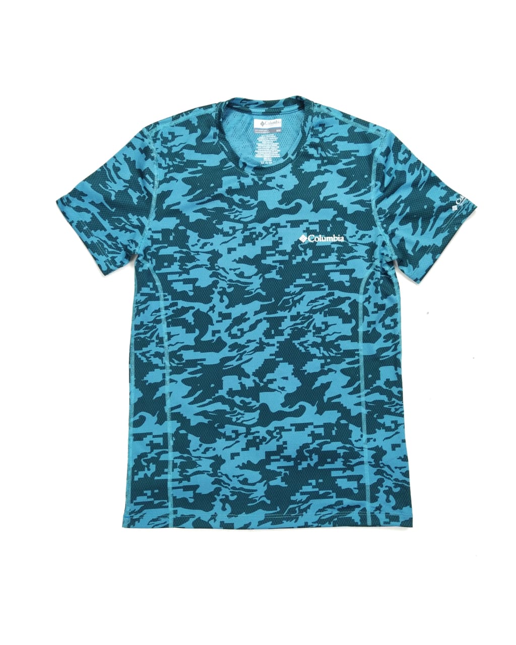 Columbia Short Sleeve T-Shirt  Glitch Blue/Green