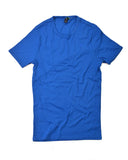 G STAR RAW Solid Crew-Neck T-shirt  Embroidery logo Royal Blue