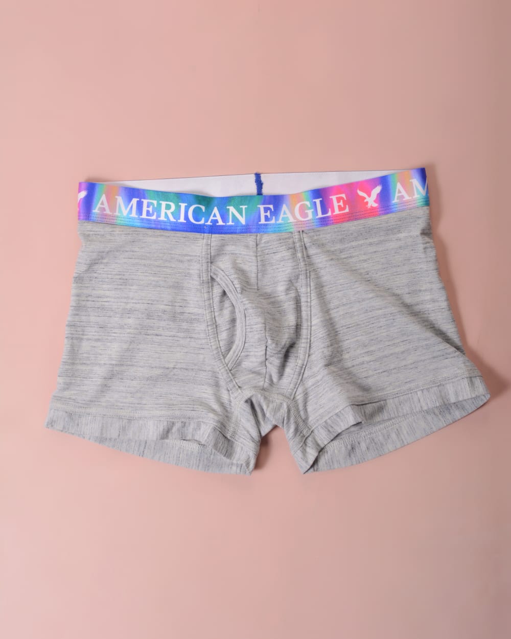 American Eagle  SPACE DYE 6" CLASSIC BOXER BRIEF GREY