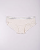 U.S. Polo Assn.® Womens Elastic Waist Hi Cut Briefs Panties White