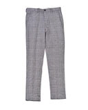 Peter England CHECK CARROT FIT FORMAL TROUSERS