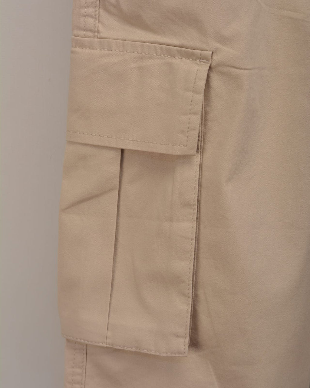 W.Standard Regular Fit  Cotton Twill Cargo Jogger Pants_Beige