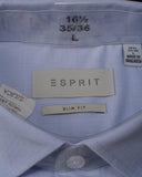 Esprit Slim fit, sustainable cotton shirt Blue Tacher