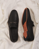 BALLY Leather Loafers In Black