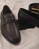 BALLY Leather Loafers In Black