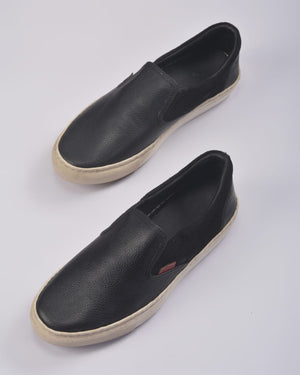 Footprint Belgian Flat Sneaker BLACK AND WHITE