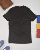 G STAR RAW Solid Crew-Neck T-shirt Black Embroidery Black logo
