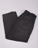 No Boundaries Juniors' Paperbag Waist Mom Jeans-Black
