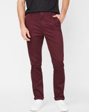 Guess Silvestre Sateen Pants Marmont red