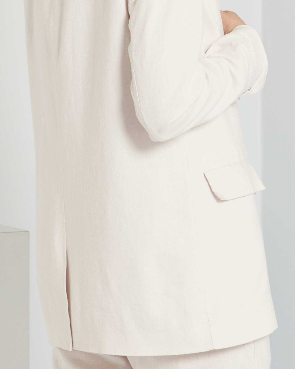 KIABI Linen blazer AED 169 Pink