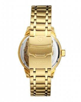 Weide Wrist Watch Gold WEIDE SE0703G-1C Sports Solar Watches Mens