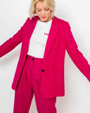 Woman Women's blazer jacket Pink Fuschia | Camaieu Jackets & Blazers