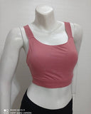 Crane® Cotton Stretch Sports Bra - Pastel Pink - handsandhead