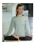 CRANE Yoga Full sleeve T  Grey - handsandhead