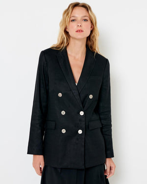 Camaieu Jackets, Blazers | Women's Double Breasted Blazer Jacket Black Women